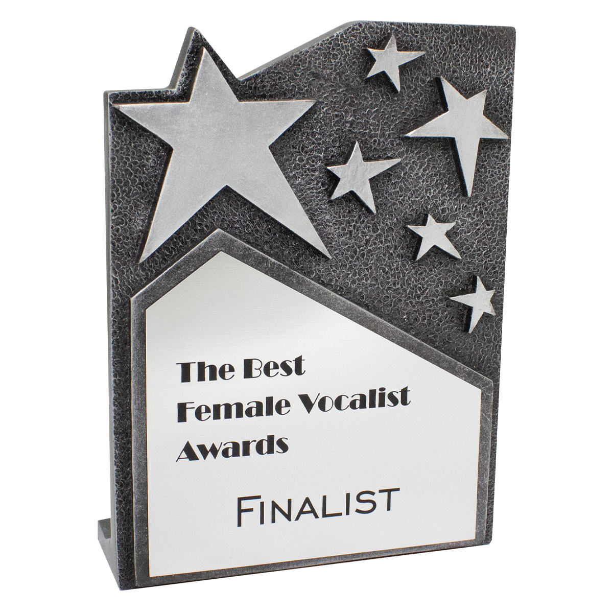 Star Cross Silver Plaque