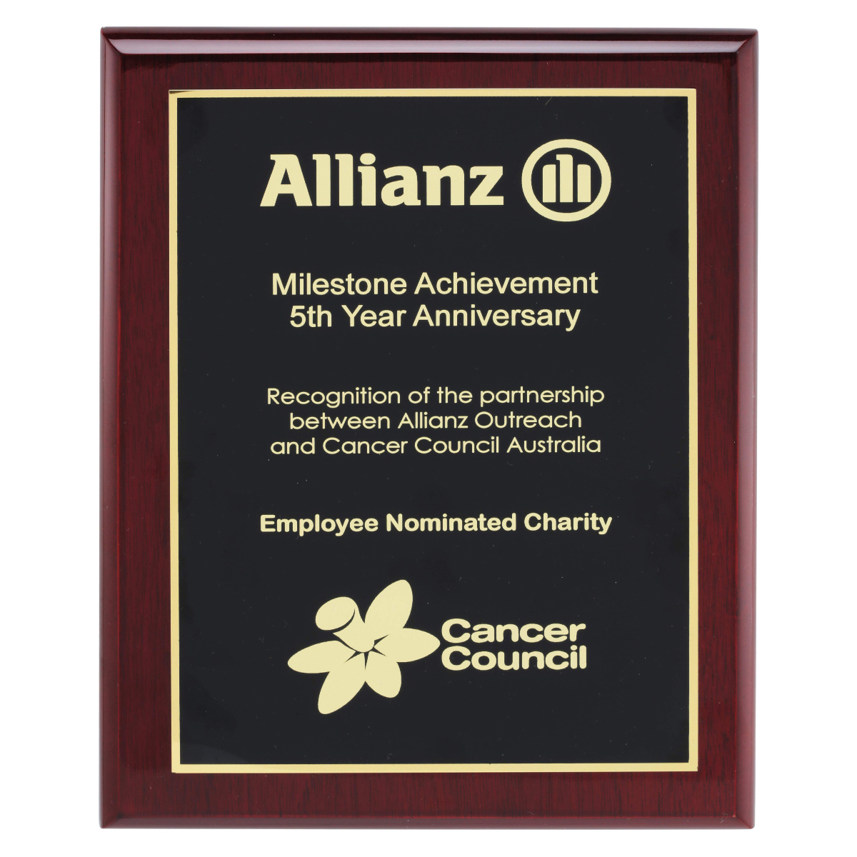 Designer Black Plaque